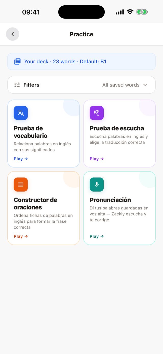 Practica lo que guardaste